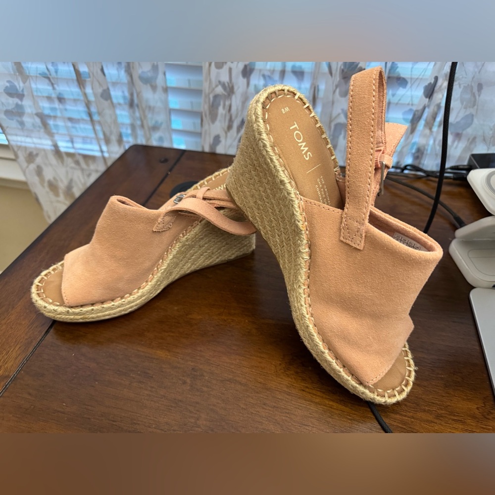 TOMS Women's Coral Espadrille Wedges
